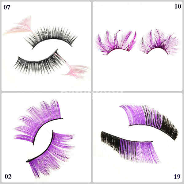 Party-Fancy-Long-Feather-Girl-Makeup-False-Fake-Eyelashes-49207