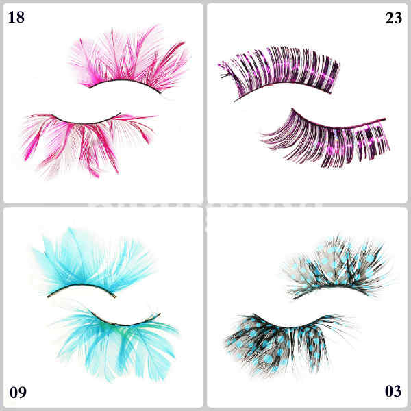Party-Fancy-Long-Feather-Girl-Makeup-False-Fake-Eyelashes-49207