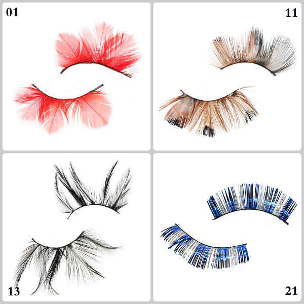 Party-Fancy-Long-Feather-Girl-Makeup-False-Fake-Eyelashes-49207
