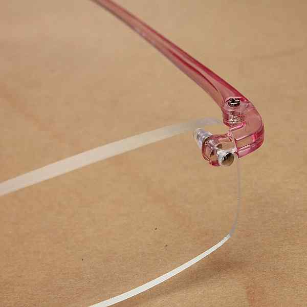 Pink-Rimless-Light-Presbyopic-Reading-Glasses-Fatigue-Relieve-Strength-10-15-20-25-30-1015451