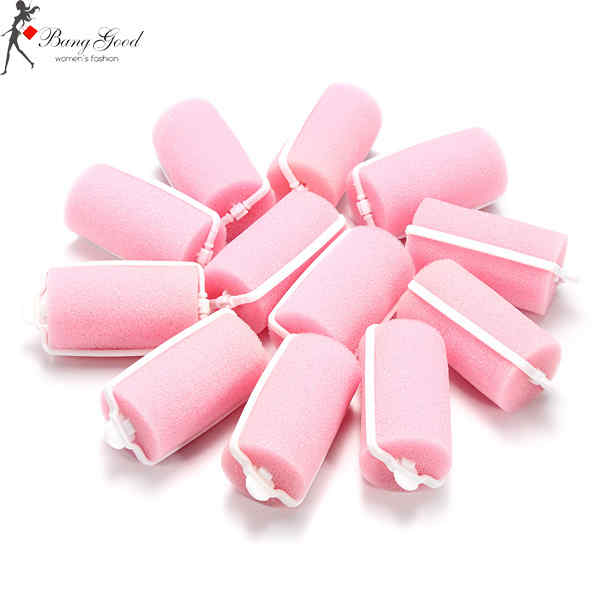 Pink-Soft-Foam-Cushion-Hair-Styling-Rollers-Curlers-74804