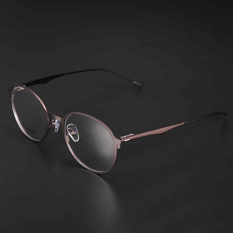 Portable-Folding-Comfortable-Reading-Glasses-Metal-Full-Frame-With-Case-1364542