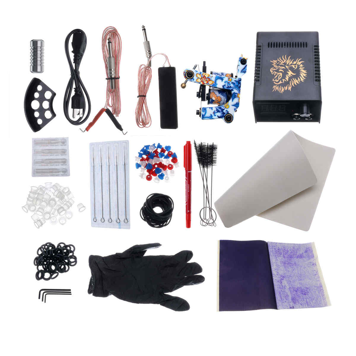 Professional-Complete-Tattoo-Kit-Pro-Machine-Set-Tattoo-Power-Supply-kit-with-Coils-Needle-Tip-suita-1419758