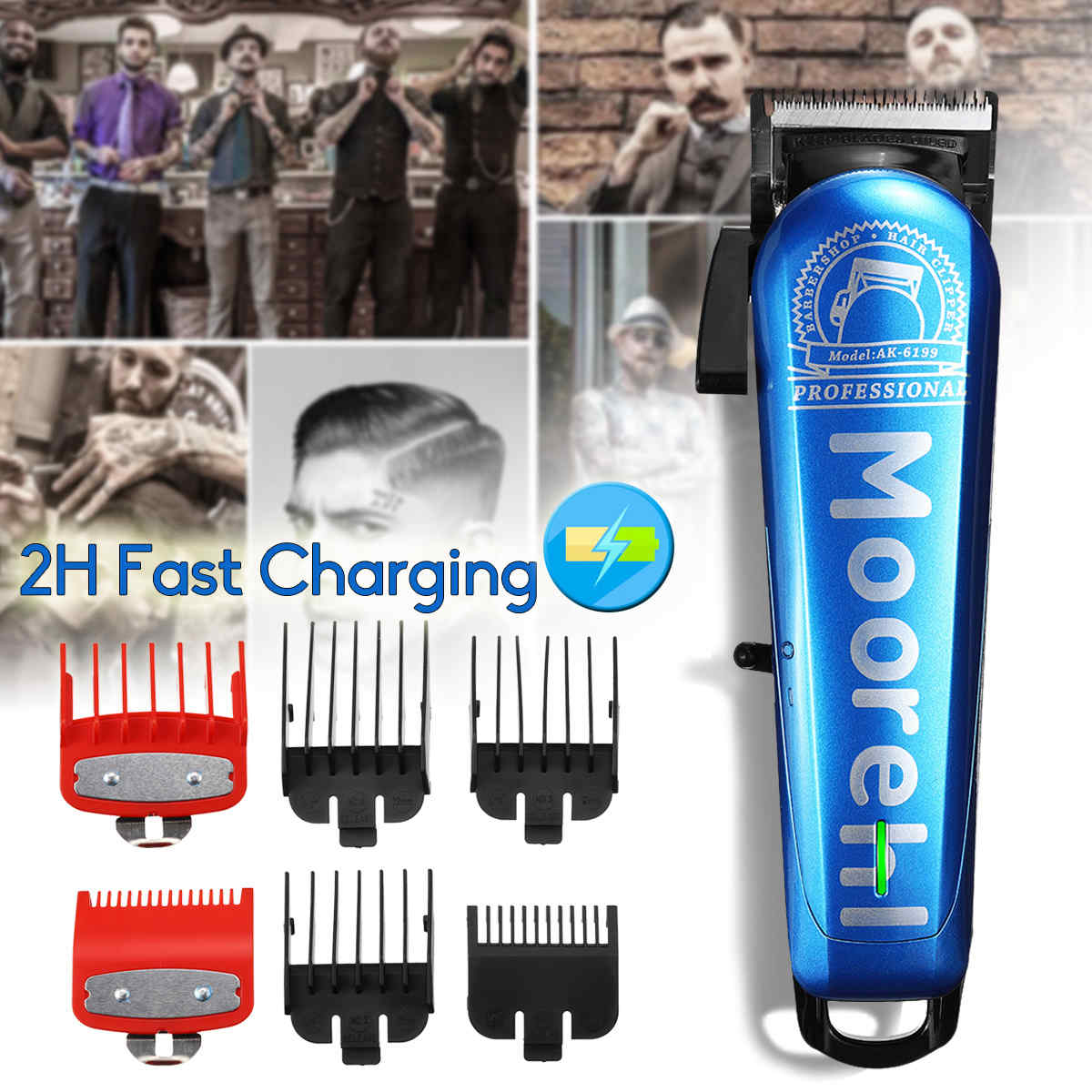 Professional-Hair-Trimmer-Clipper-Adjustable-Cutting-Rechargeable-Shaver-Remover-110-240V-1434461