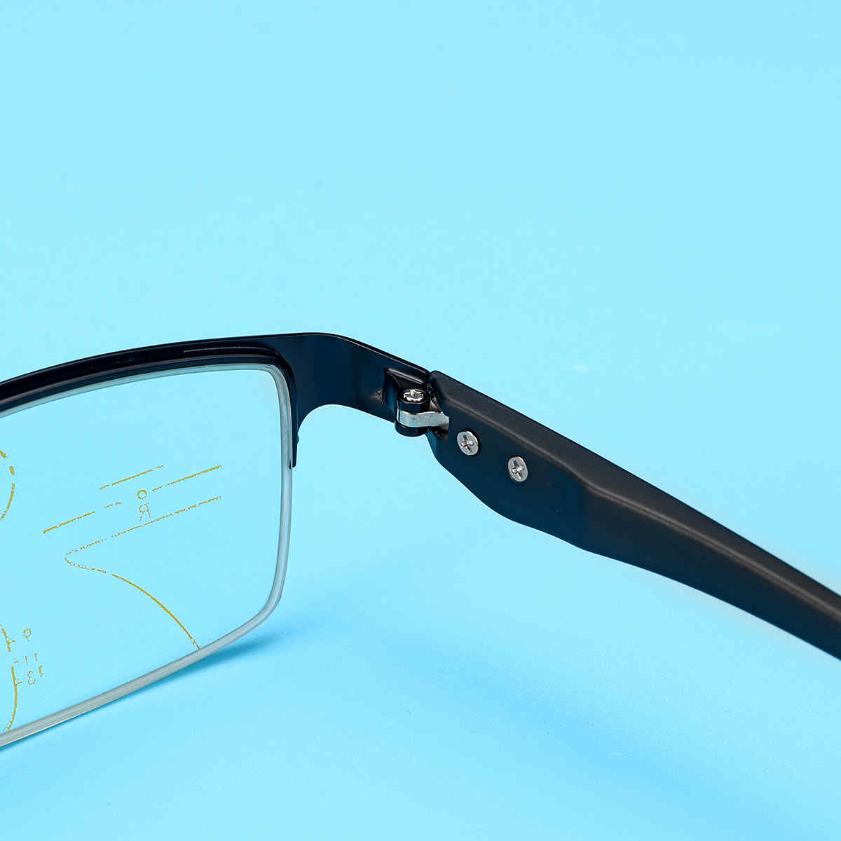 Progressive-Multi-Focus-Photochromic-Half-Rimless-Reading-Glasses-Sunglasses-1424795