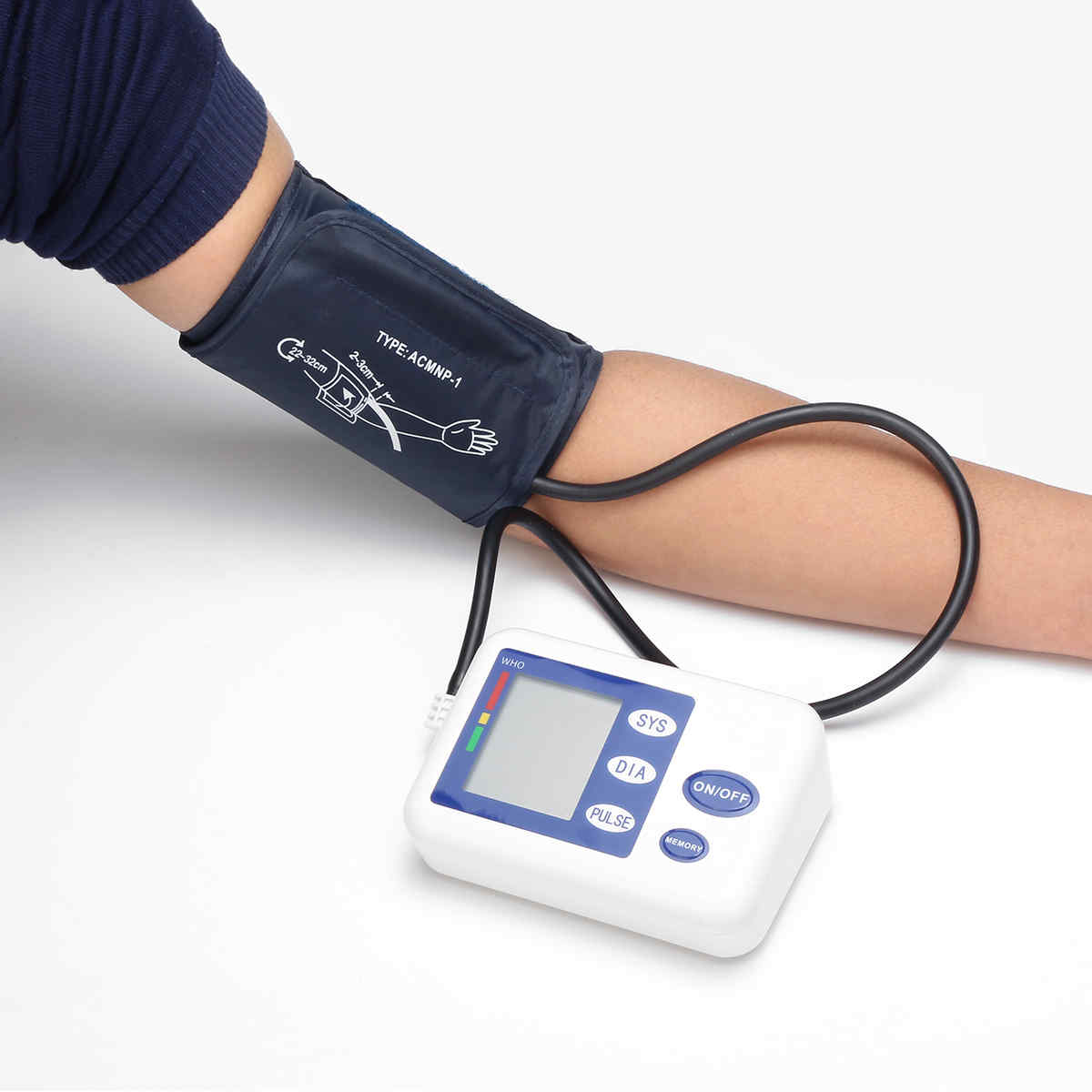 Protable-Home-LCD-Electronic-Digital-Memory-Arm-Smart-Blood-Pressure-MonitorampHeart-Beat-Meter-1429086
