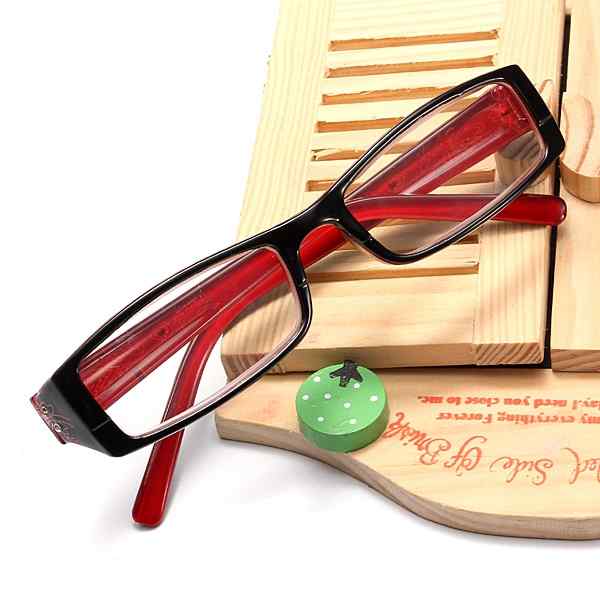 Red-Female-Diamond-Flower-Frame-Presbyopic-Reading-Glasses-Eyeglasses-10-15-20-25-30-35-40-1016117