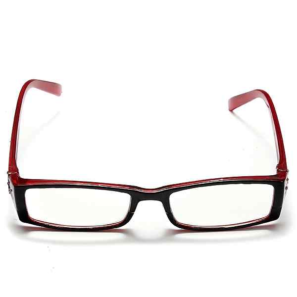 Red-Female-Diamond-Flower-Frame-Presbyopic-Reading-Glasses-Eyeglasses-10-15-20-25-30-35-40-1016117