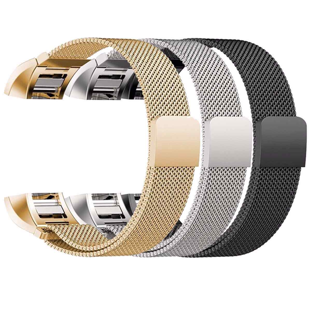 Replacement-Magnetic-Metal-Wristband-Strap-For-Fitbit-Charge-2-Heart-Rate-Tracker-Monitor-1107627