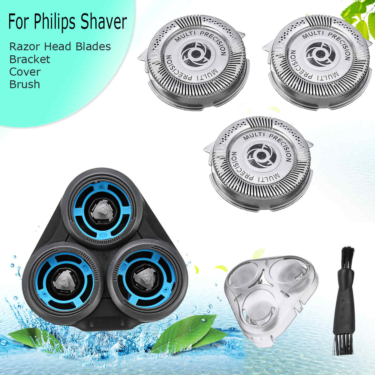 Replacement-Shaver-Head-Blades-Bracket-Holder-Cover-For-Philips-S5000-S5077-SH50-1404212