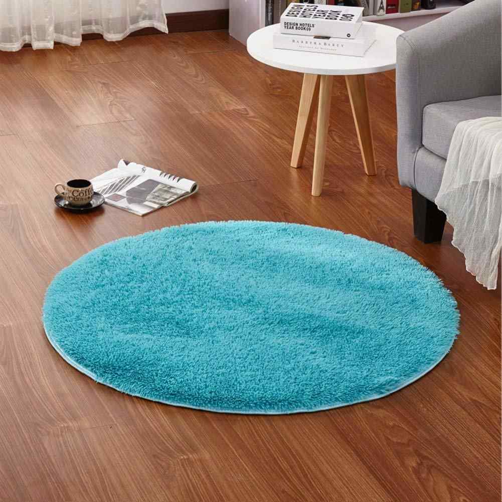 Round-Fluffy-Rugs-Anti-Skid-Shaggy-Area-Room-Home-Bedroom-Carpet-Floor-Yoga-Mats-1165899