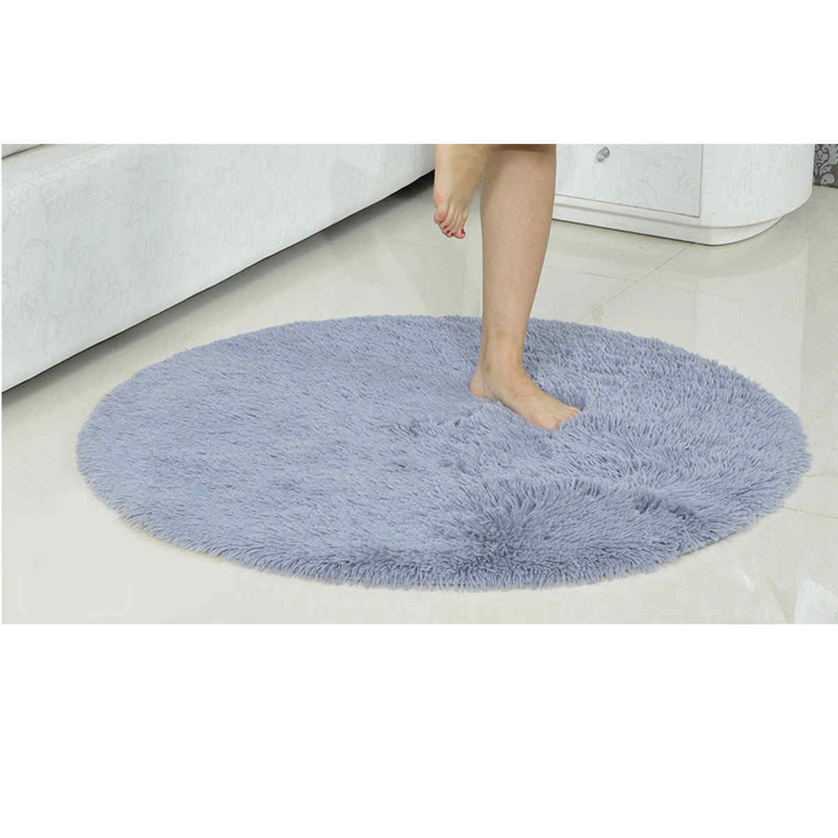 Round-Fluffy-Rugs-Anti-Skid-Shaggy-Area-Room-Home-Bedroom-Carpet-Floor-Yoga-Mats-1165899