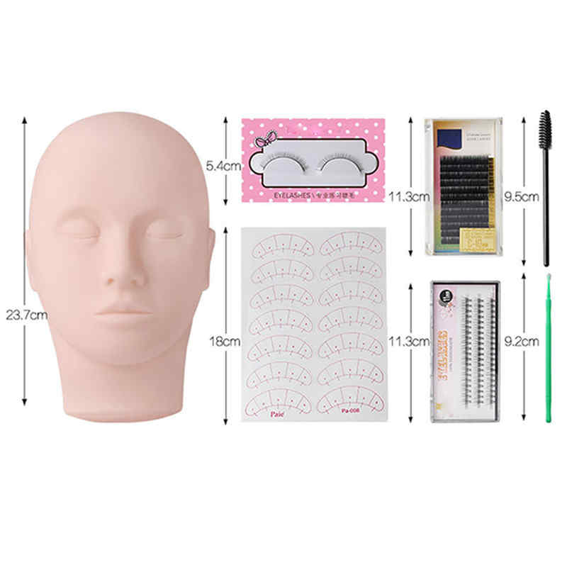 Semi-Permanent-Make-Up-Individual-Eyelash-Extensions-Curl-Glue-Tool-Kit-Set-Bag-1161134