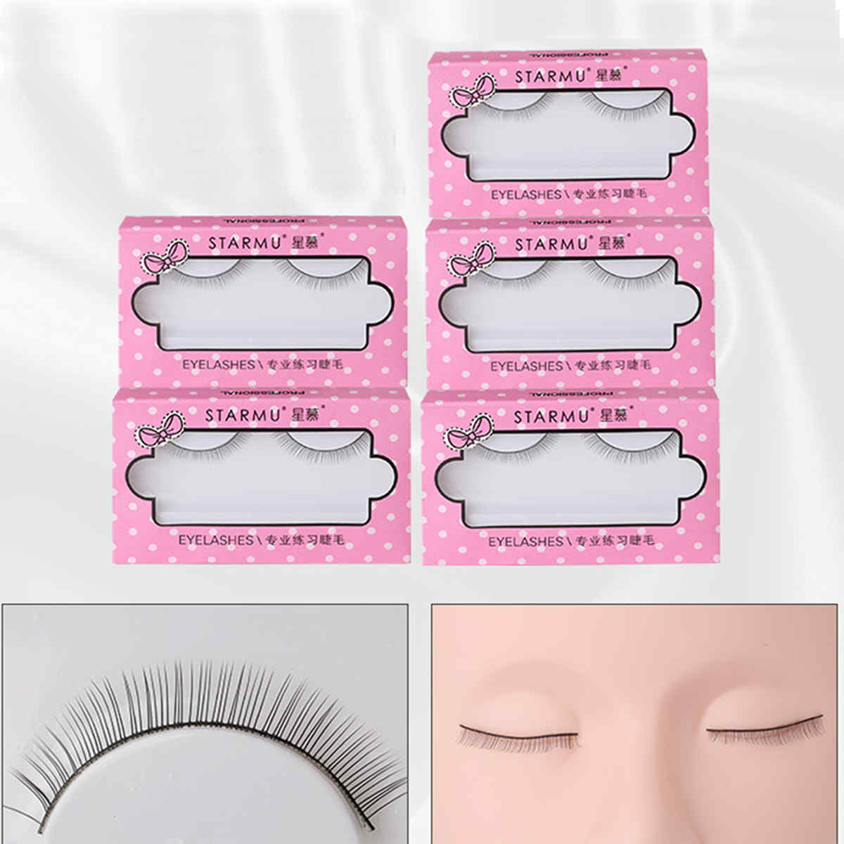 Semi-Permanent-Make-Up-Individual-Eyelash-Extensions-Curl-Glue-Tool-Kit-Set-Bag-1161134