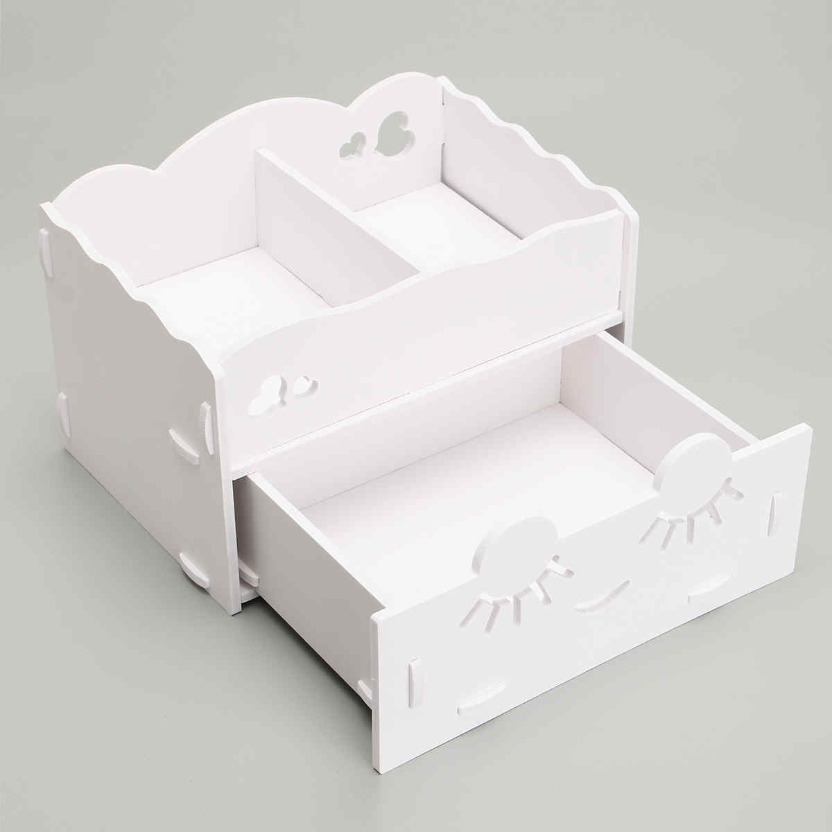 Smiling-Face-Cute-Wooden-White-Makeup-Organizer-Neat-Table-Collecting-Case-Cosmetics-Tools-1123232