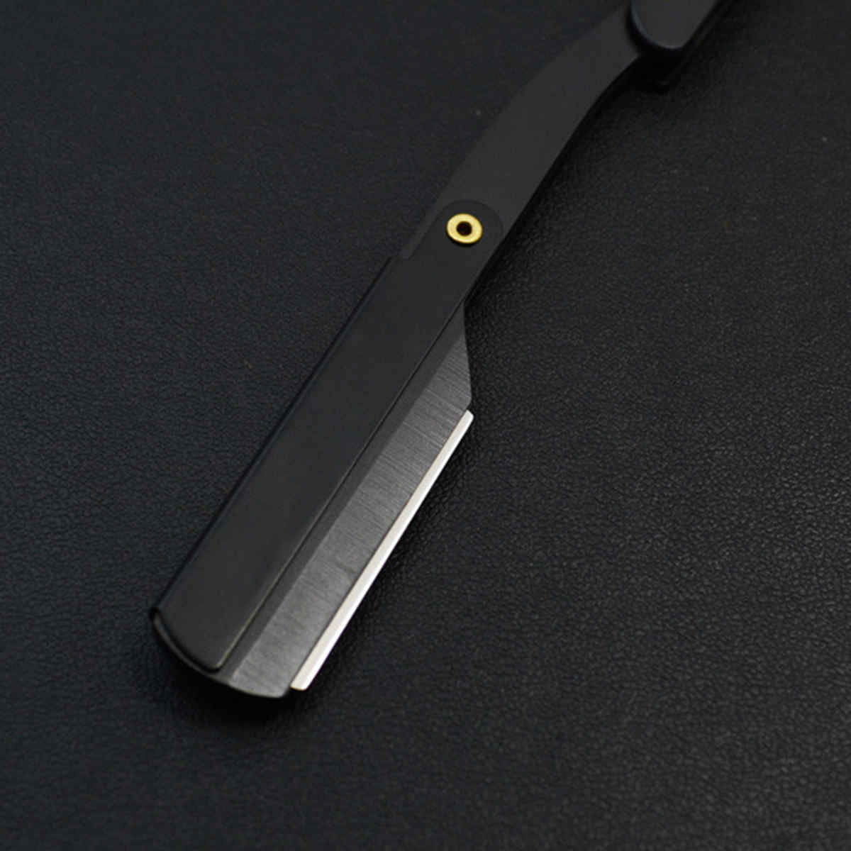 Stainless-Steel-Handle-Straight-Edge-Barber-Razor-Folding-Shaving-Knifeamp10-Blade-1568964