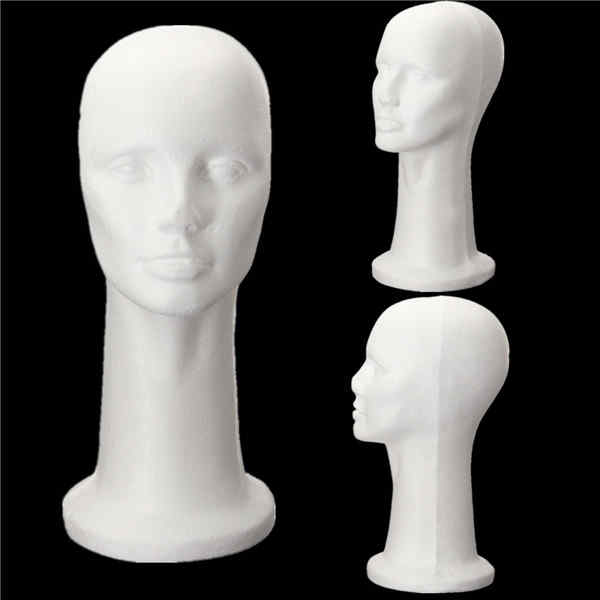 Styrofoam-Foam-Head-Cap-Hat-Display-Model-Manikin-Mannequin-Wig-Hair-Glasses-Holder-1008208