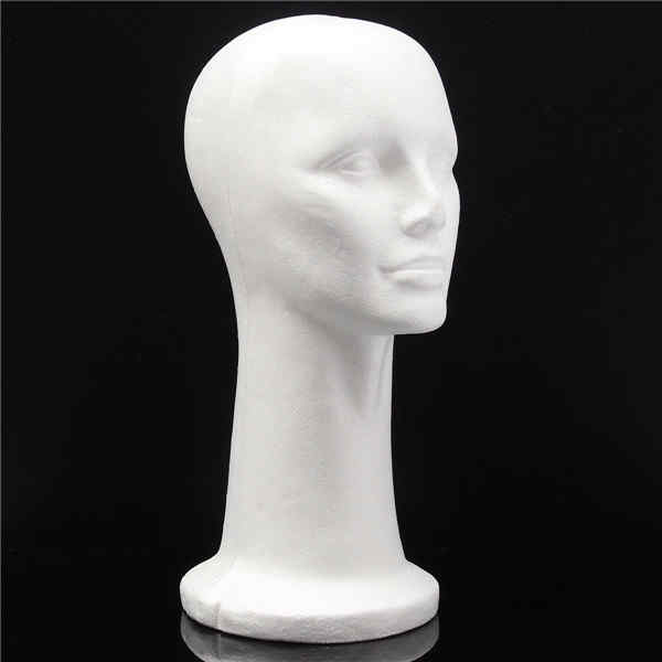 Styrofoam-Foam-Head-Cap-Hat-Display-Model-Manikin-Mannequin-Wig-Hair-Glasses-Holder-1008208