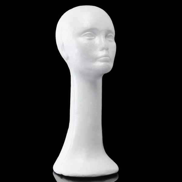 Styrofoam-Long-Neck-Female-Foam-Head-Model-Glasses-Hair-Wig-Mannequin-Hat-Stand-Display-989829