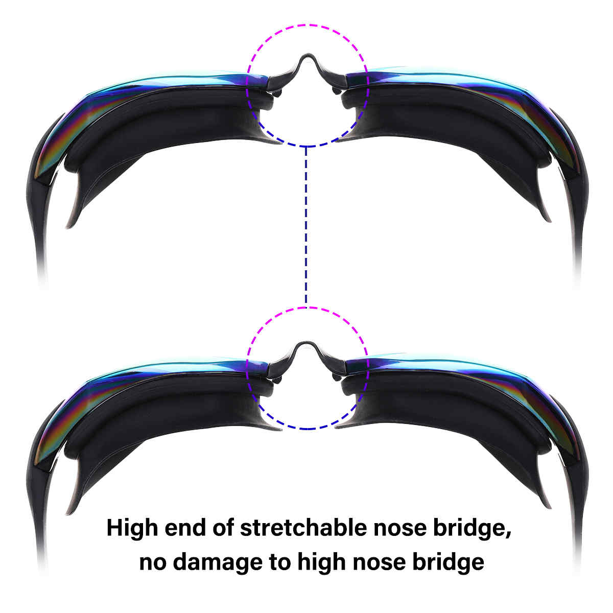 Swimming-Goggles-Earplugs-Nose-Clip-Glasses-Case-Waterproof--Fog-proof-Ultraviolet-Protection-And-Po-1562215
