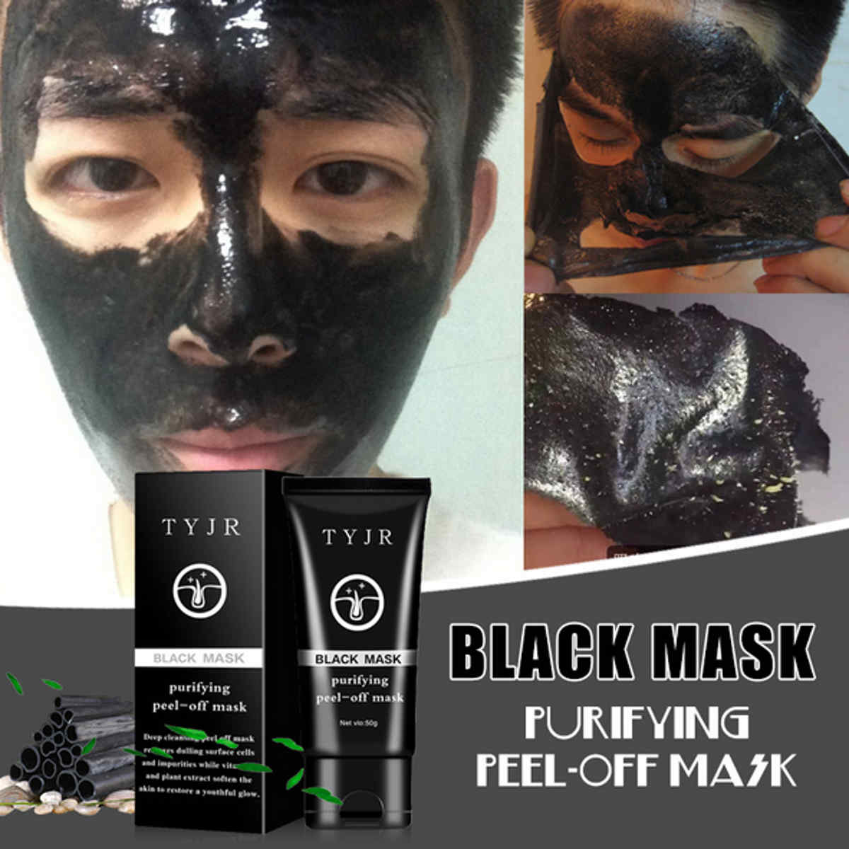 TYJR-Blackhead-Remover-Face-Mask-Nose-Acne-Pore-Deep-Cleansing-Purifying-Peel-Off-Black-Mud-50ml-1143440