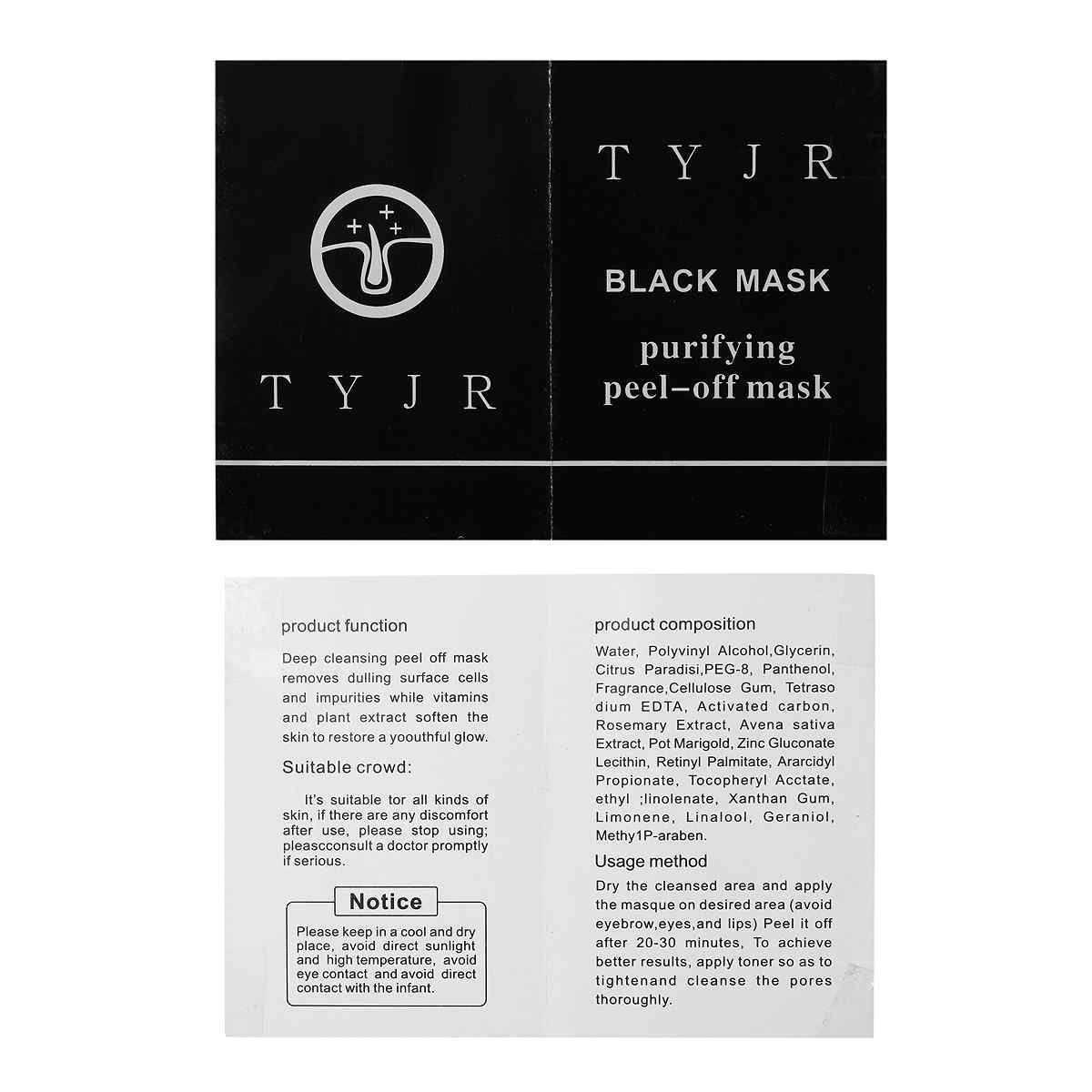 TYJR-Blackhead-Remover-Face-Mask-Nose-Acne-Pore-Deep-Cleansing-Purifying-Peel-Off-Black-Mud-50ml-1143440