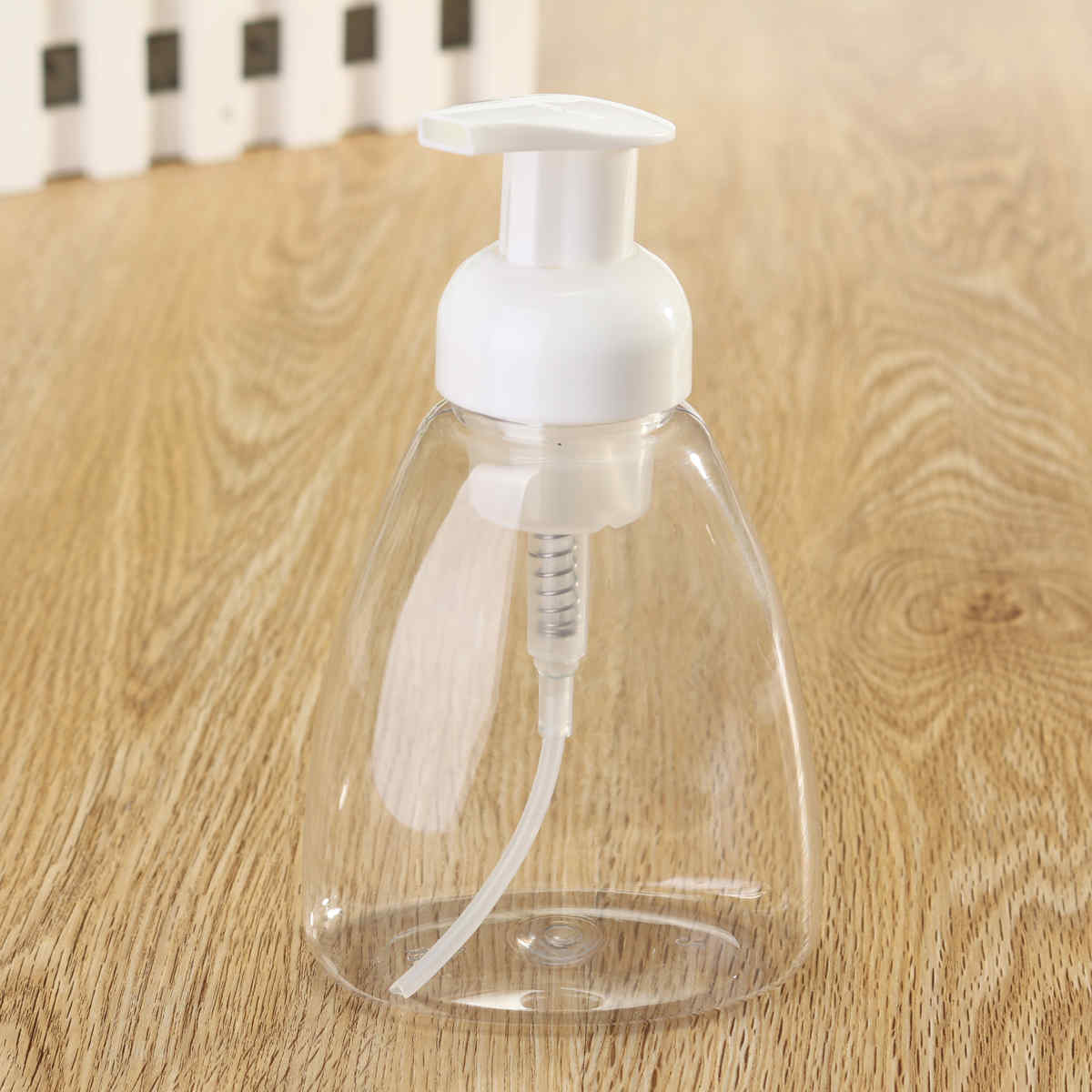 Transparent-Foam-Pump-Bottle-Liquid-Container-Bath-Room-Refillable-Makeup-Tools-300ML-1208548