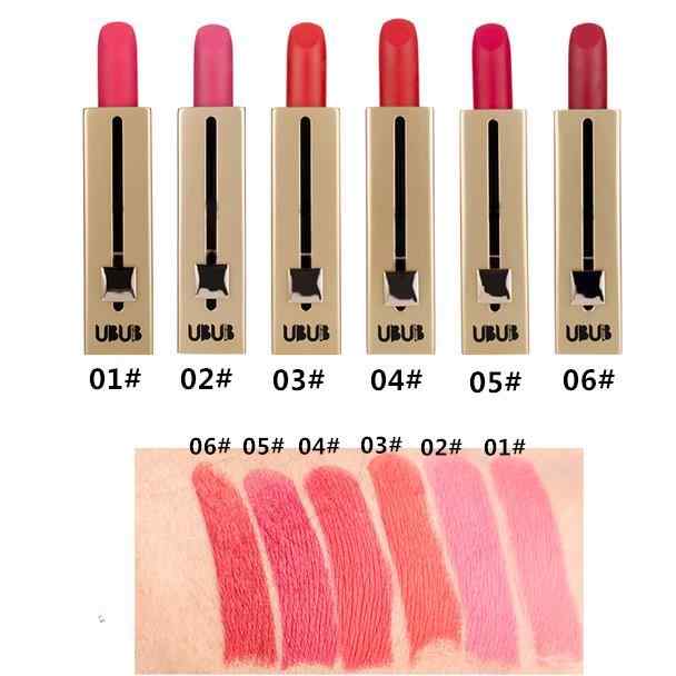 UBUB-Velvet-Lipstick-Lasting-Moisturizing-Lip-Balm-Waterproof-Lips-Makeup-Cosmetic-6-Colors-1109822