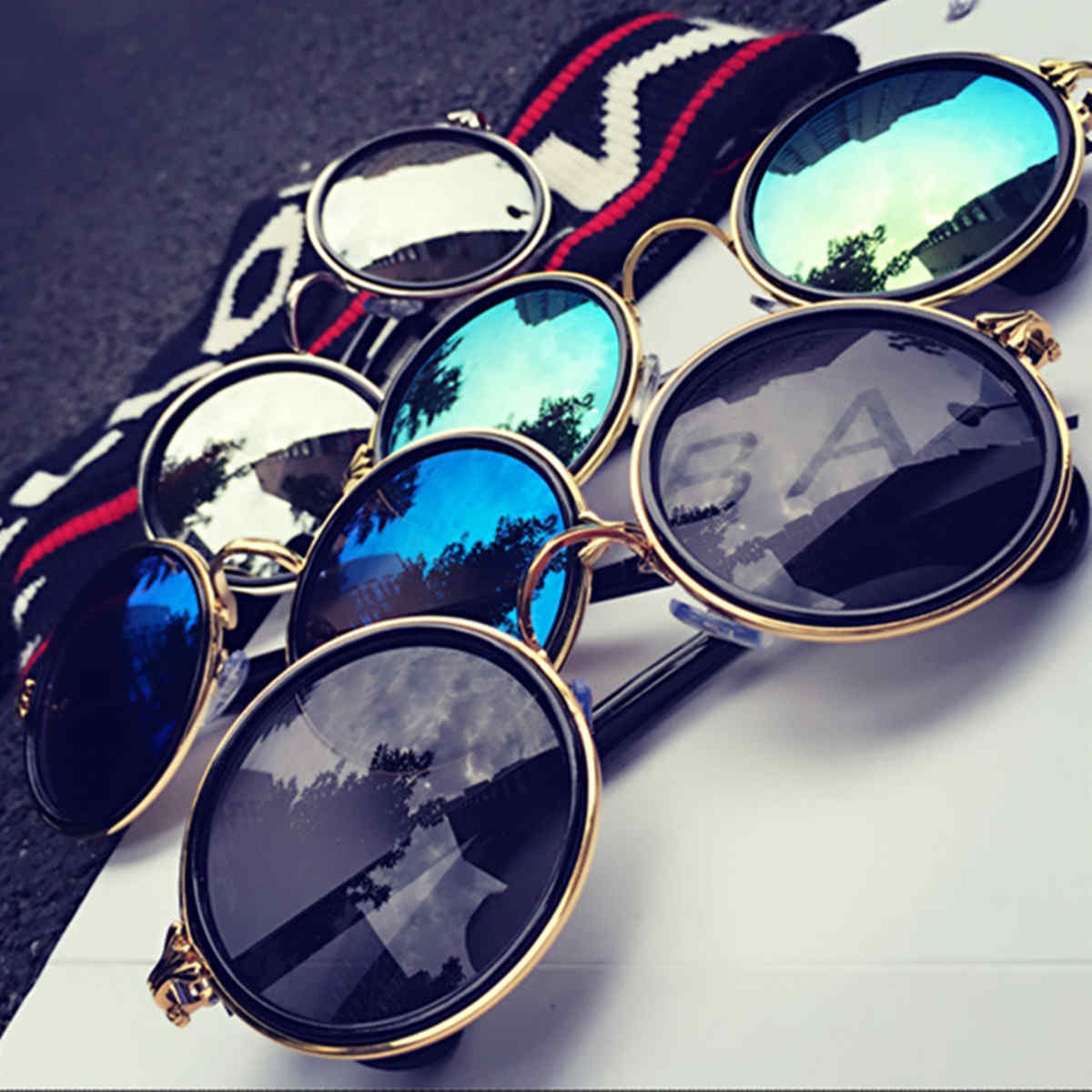 Vintage-Retro-Custume-Eye-SUN-Glasses-Goggles-Steampunk-Punk-Sunglasses-Cosplay-1121917