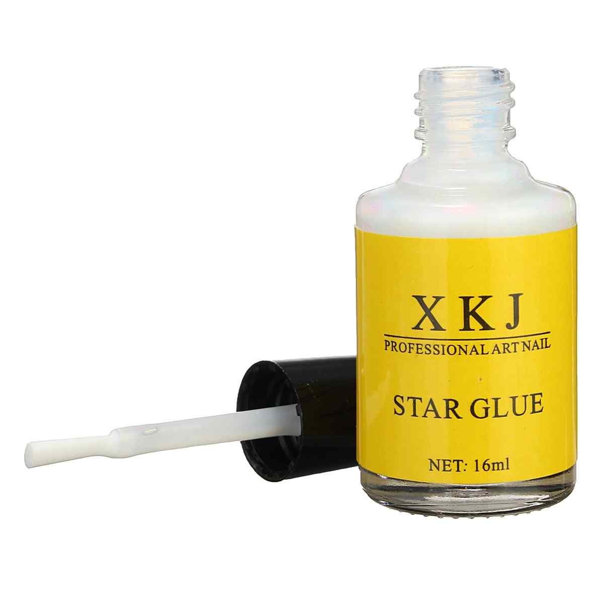 White-Glue-Nail-Art-Transfer-Tips-Adhesive-Galaxy-Star-Foil-Sticker-16ml-1054636