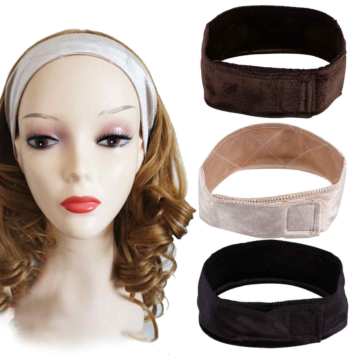Wig-Grip-Scarf-Head-Hair-Band-Headbrand-Adjustable-Fastern-Wig-Flexible-Velvet-1169821