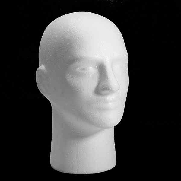 Wig-Hat-Holder-Glasses-Foam-Mannequin-Styrofoam-Male-Head-Stand-Model-916083