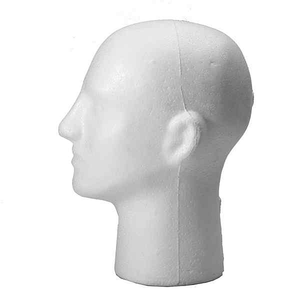 Wig-Hat-Holder-Glasses-Foam-Mannequin-Styrofoam-Male-Head-Stand-Model-916083