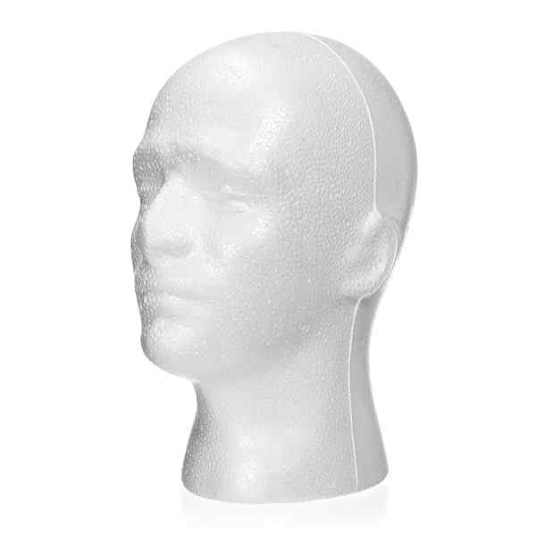 Wig-Hat-Holder-Glasses-Male-Foam-Manikin-Head-Stand-Model-Display-918961