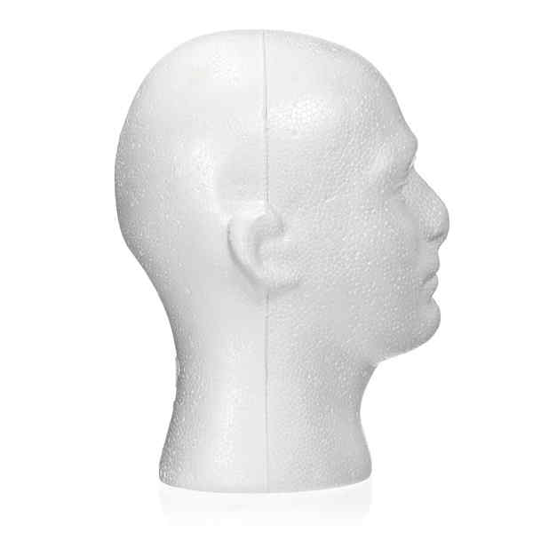 Wig-Hat-Holder-Glasses-Male-Foam-Manikin-Head-Stand-Model-Display-918961