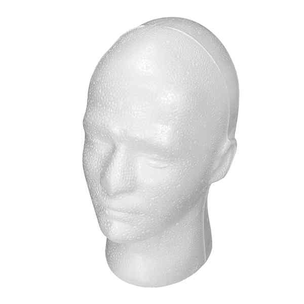 Wig-Hat-Holder-Glasses-Male-Foam-Manikin-Head-Stand-Model-Display-918961