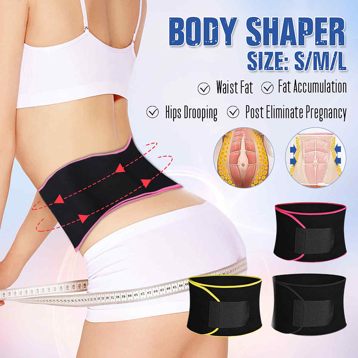 Women-Men-Belly-Abdomen-Waist-Slimming-Shaper-Wrapper-Belt-Breathable-Shapewear-1552590