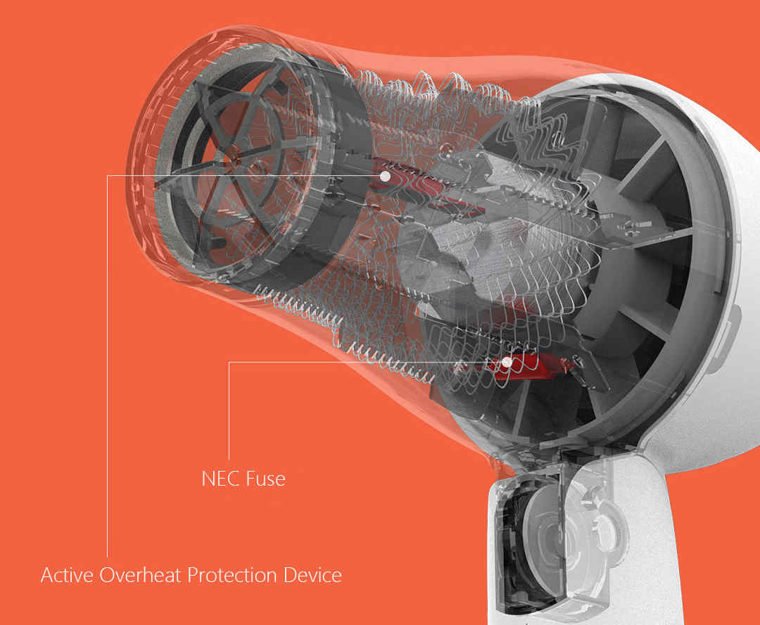 Xiaomi-Yueli-1200-Watt-Travel-Hair-Dryer-Fast-Dry-Folding-Compact-Overheat-Protection-Home-1303760