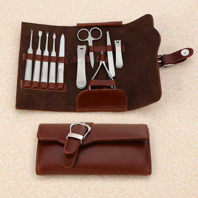 YFMreg-10pcs-Stainless-Steel-Ingrown-Toe-Nail-Clippers-Nipper-Manicure-Tools-Set-Kit-Pusher-Cleaner--1130536