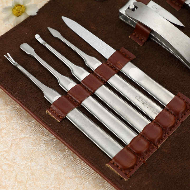 YFMreg-10pcs-Stainless-Steel-Ingrown-Toe-Nail-Clippers-Nipper-Manicure-Tools-Set-Kit-Pusher-Cleaner--1130536