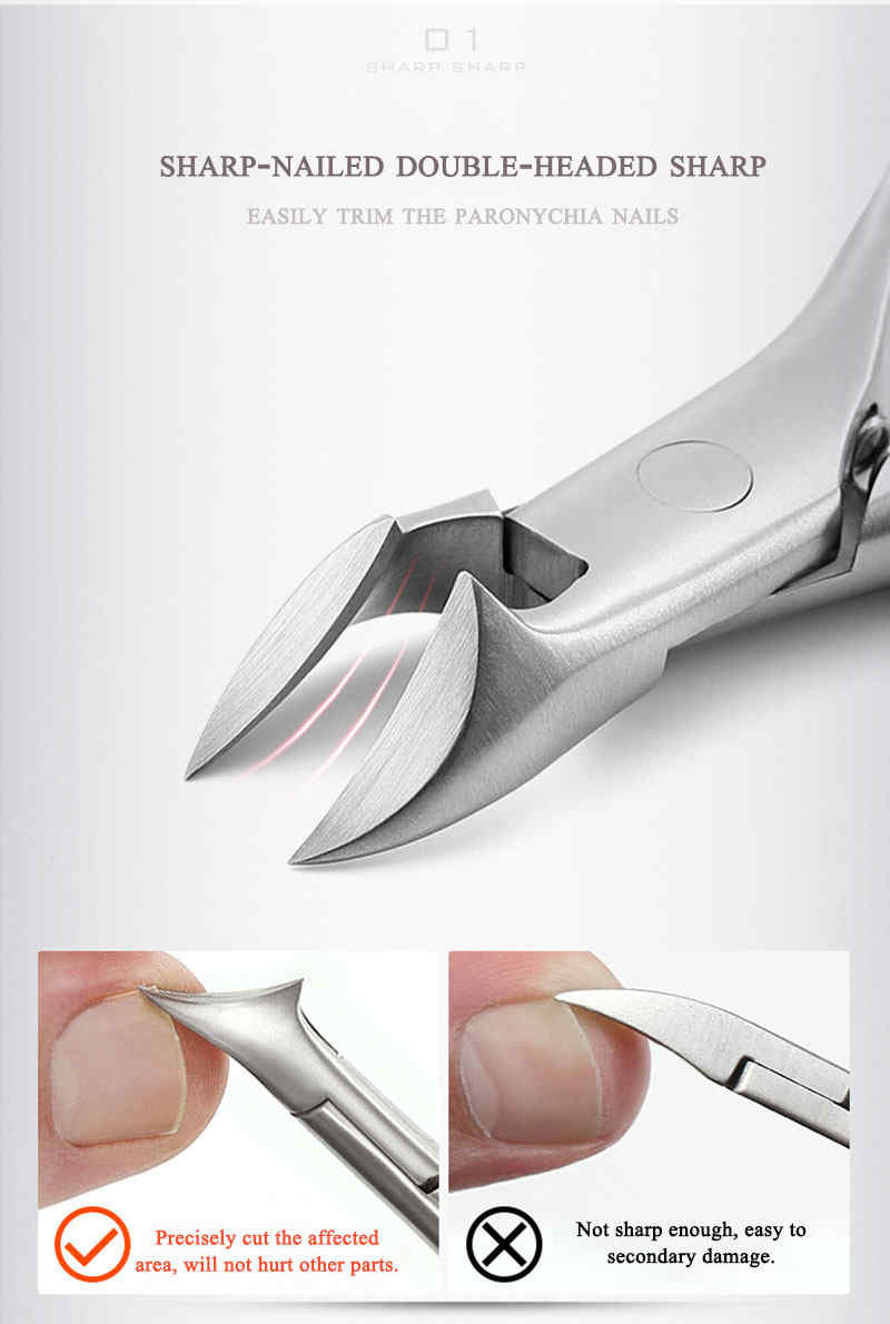 YFMreg-2Pcs-Stainless-Steel-Ingrown-Toenails-Nipper-Nail-Clippers-amp-Nail-Files-Cutter-Thick-Pedicu-1268936