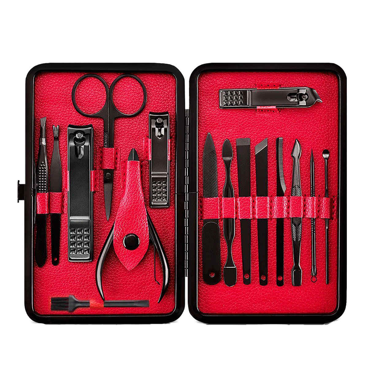 YFMreg-8pcs-Stainless-Steel-Nail-Care-Clipper-Pedicure-Scissor-Eyebrow-Tweezer-Manicure-Set-Kit-1355207