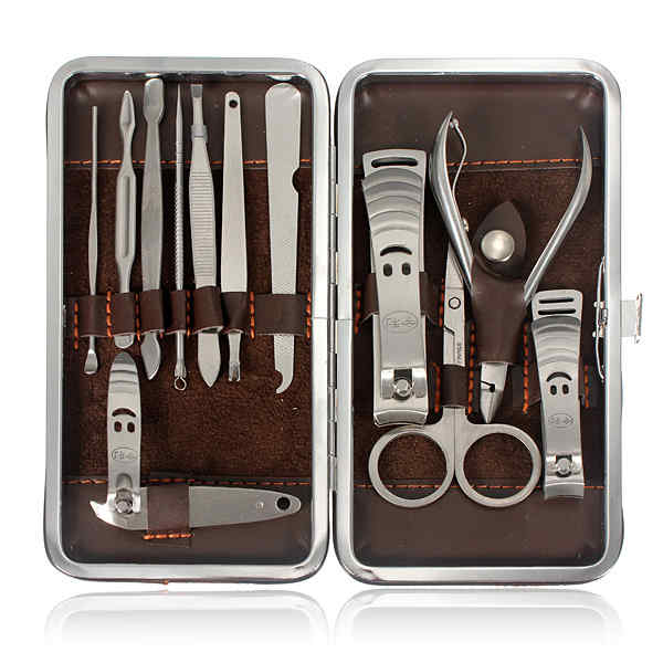 YFMreg-8pcs-Stainless-Steel-Nail-Care-Clipper-Pedicure-Scissor-Eyebrow-Tweezer-Manicure-Set-Kit-1355207