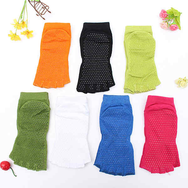 Yoga-Socks-Cotton-Sports-Exercise-Pilates-Massage-Sock-970872