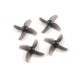 2 Pairs Eachine TRASHCAN 75mm FPV Racing Drone Spare Part 40mm 4-blade CW CCW Propeller