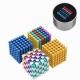 216PCS 5mm Cube Buck Ball Mixcolour Magnetic Toys Neodymium N35 Magnet