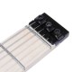 24 Frets Purple ASH body Solid Flame Maple Top Neck Fingerboard Electric Guitar