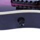 24 Frets Purple ASH body Solid Flame Maple Top Neck Fingerboard Electric Guitar