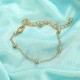 3Pcs Designer Bracelet Sets Bowknot Heart Gold Charming Chain Bracelets for Women
