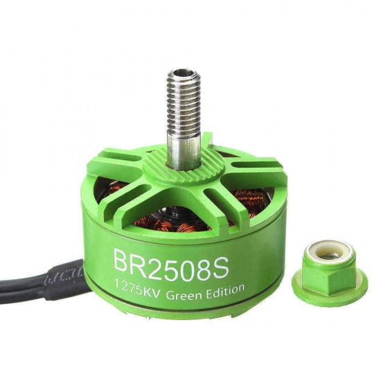 4X Racerstar 2508 BR2508S Green Edition 1275KV 4-6S Brushless Motor For FPV Racing RC Drone